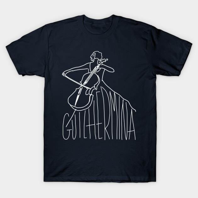 Guilhermina Suggia T-Shirt by Stark Raving Cello